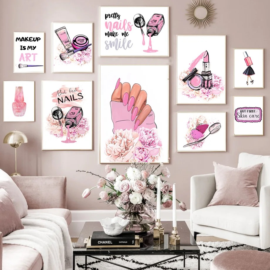 Spa Wellness Images - Trendy Beauty Nail Salon Luxury Lipstick