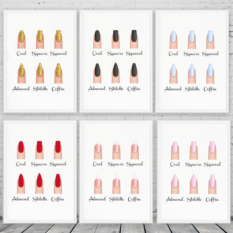 Spa Wellness Images - Fashion Nail Shapes Beauty Salon Spa