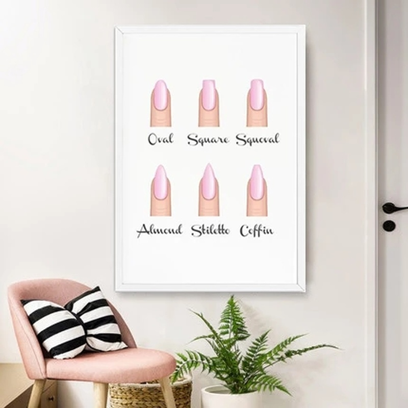 Fashion Nail Shapes Beauty Sal - Spa Wellness Images avaliação e preço