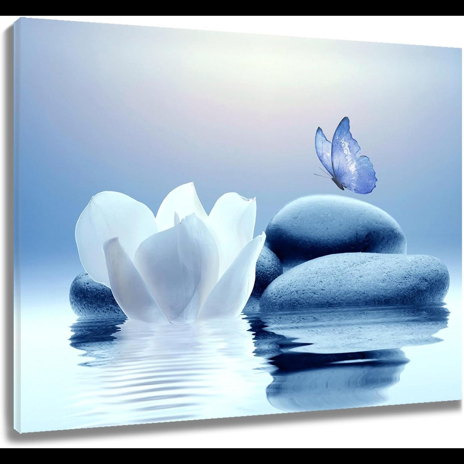 EOBTAIN Zen Stone Canvas Wall  - Spa Wellness Images avaliação e preço