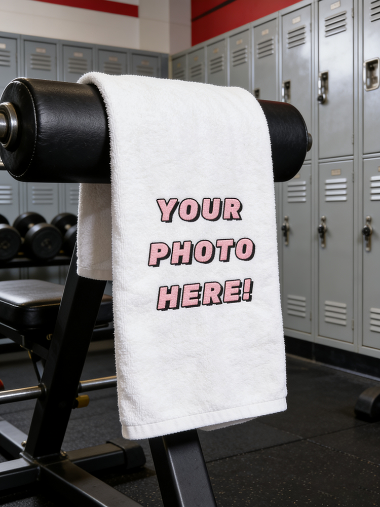 1Pc/2Pc Custom Photo Towel, Up - Spa Wellness Images avaliação e preço