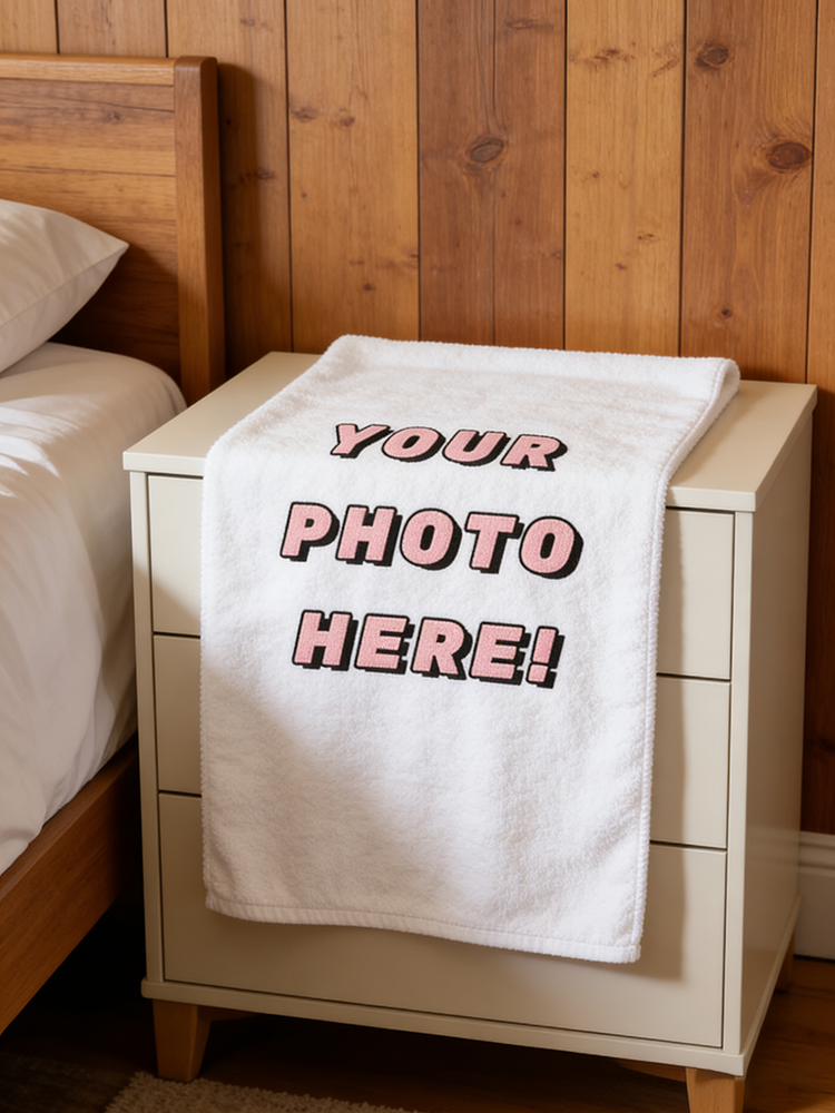 1Pc/2Pc Custom Photo Towel, Up - Spa Wellness Images avaliação e preço
